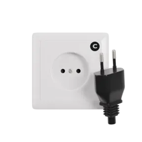 Type C power plug and wall outlet electrical socket