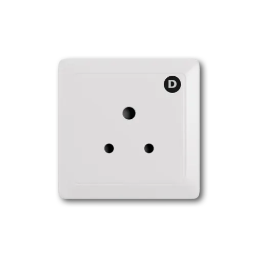 Type D wall outlet electrical socket