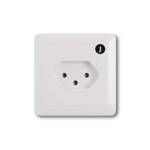Type J wall outlet electrical socket